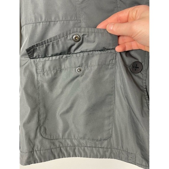 NAU Eco-Tech Grey Button Front Blazer Water Resistant Jacket | Medium - Picture 9 of 11